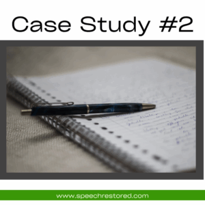 Notebook with pen, labeled "Case Study #2".